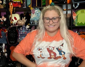Camisa desbotada do Huey Dewey e Louie