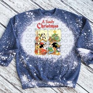 Sweat-shirt délavé inspiré de Noël