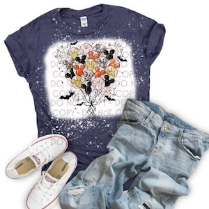 Parks Balloons Halloween bleached shirt