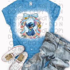Experiment 626 stitch bleached shirt