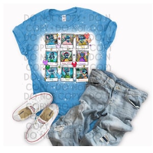 Experiment 626 Stitch bleached shirt