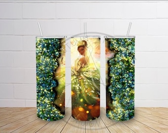 Princess Tiana 20 oz straight tumbler
