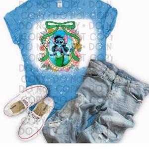 Ariel Experiment 626 Stitch bleached shirt