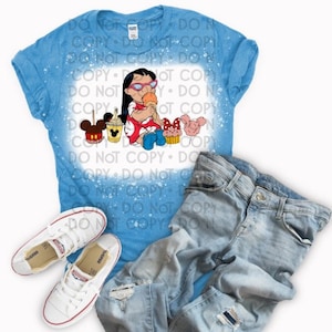 Experiment 626 Stitch bleached shirt