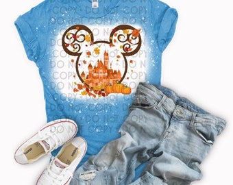 Parks Fall Halloween bleached shirt
