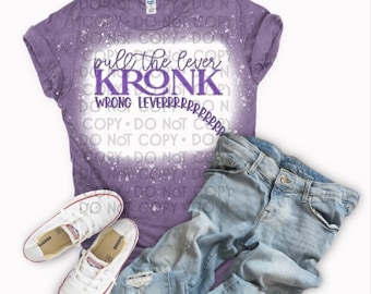 Emperors New Groove bleached shirt