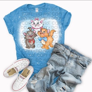 Cat Bleached tshirt
