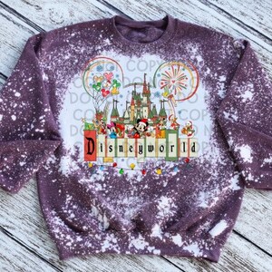 Sweat-shirt délavé inspiré de Noël
