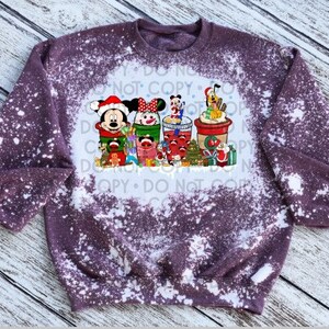 Sweat-shirt délavé inspiré de Noël
