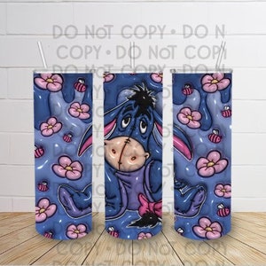 Eeyore 20 oz straight tumbler