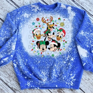 Sweat-shirt blanchi inspiré de Noël