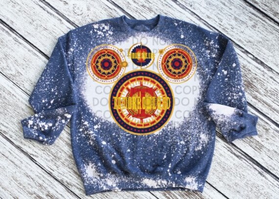 Sudadera blanqueada inspirada en Tomorrowland Etsy Mexico