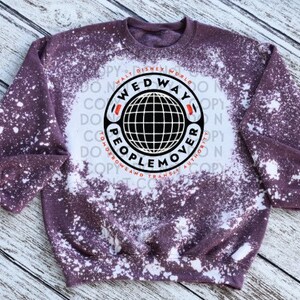 Peoplemover inspired Bleached Sweatshirt