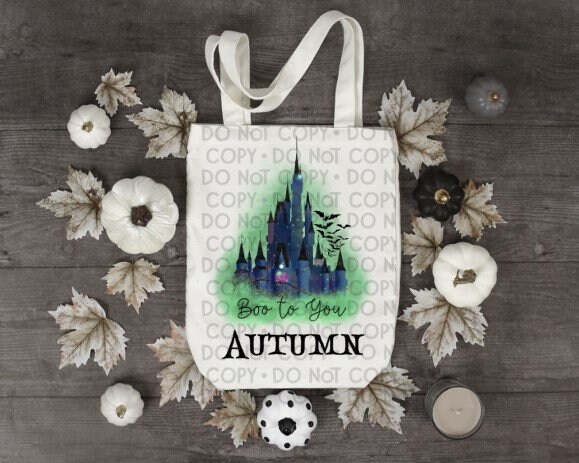 Trick or Treat Boo to you Disney Tote Bag