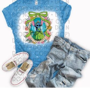 Tiana Experiment 626 Stitch bleached shirt