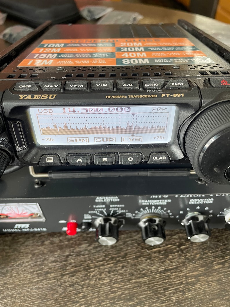 Ham Radio Technician Class Band Plan Sticker Etsy