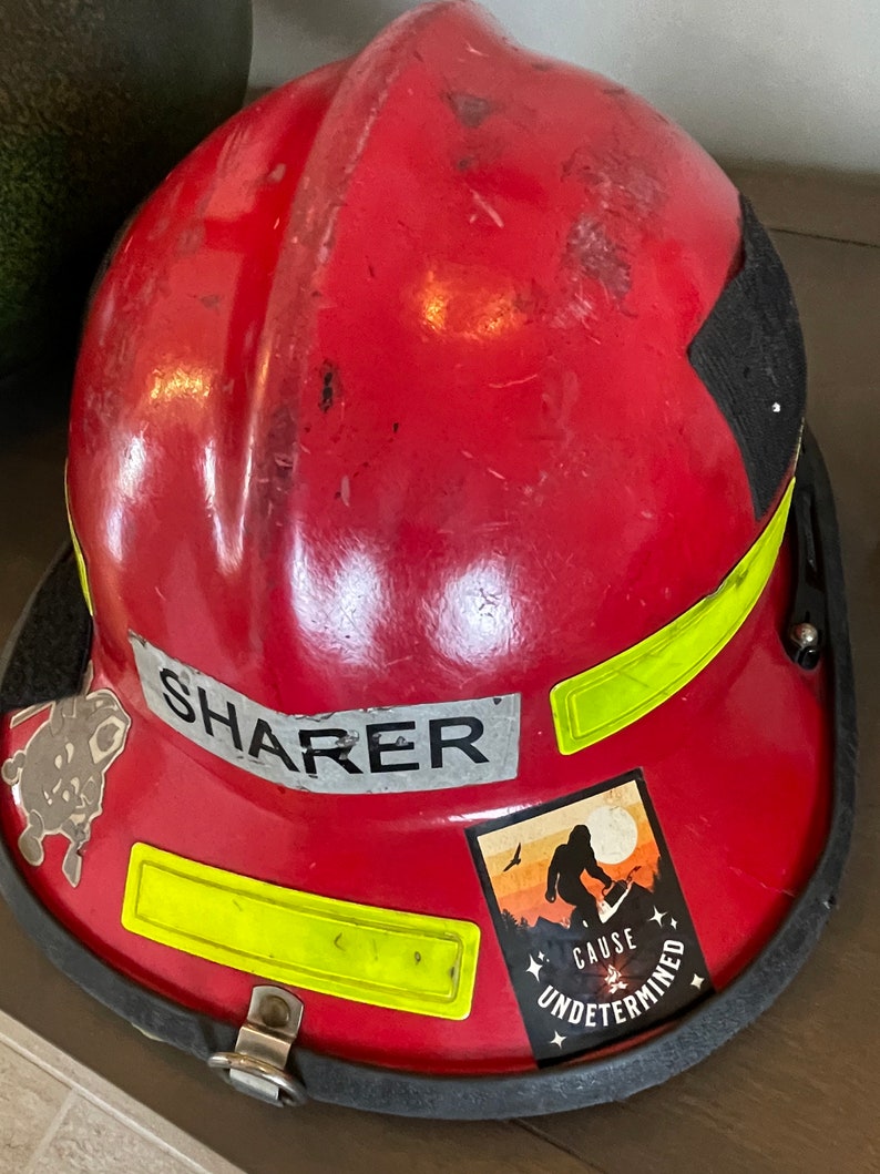 Wildland Firefighter Sticker Cause Undetermined Sasquatch With Drip