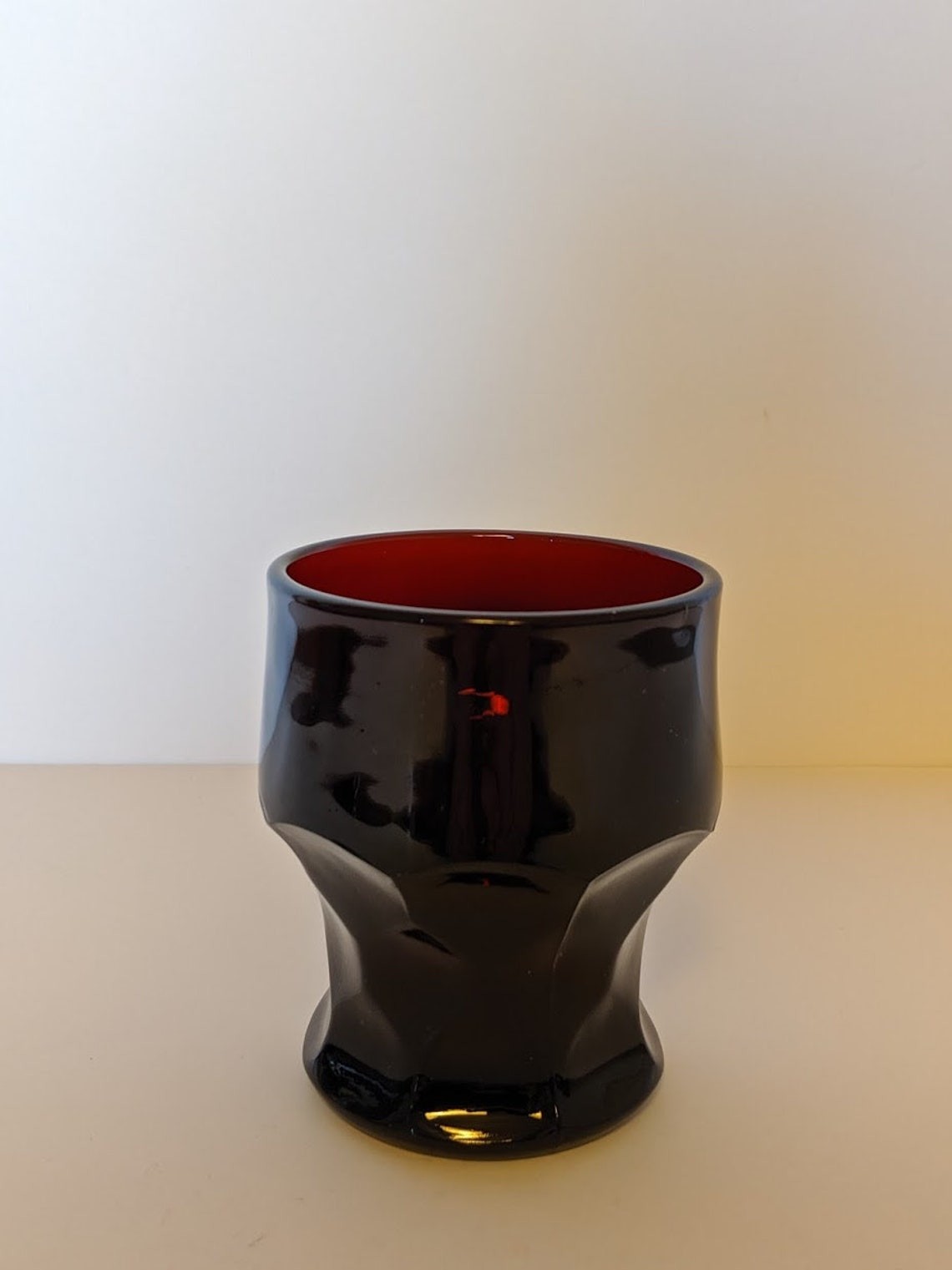 Ruby GlassesSet of 4 Etsy