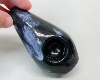 Black Handmade Ceramic Pipe for Guys
