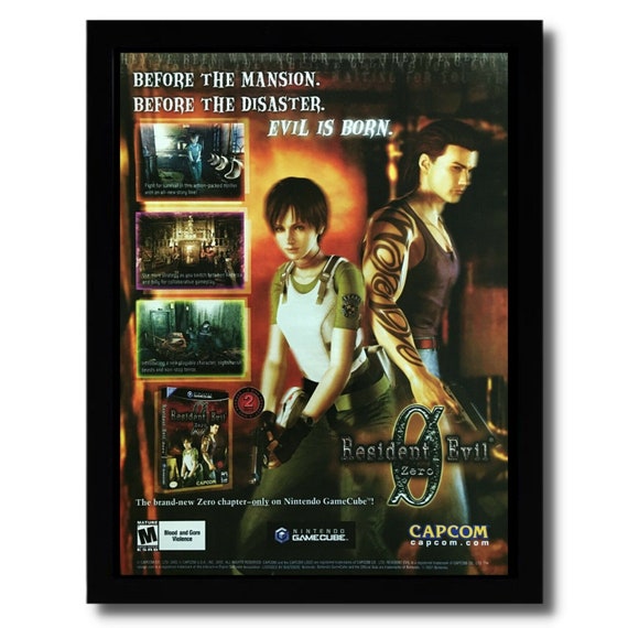 Resident Evil 0 Zero Print Ad/poster Official Original