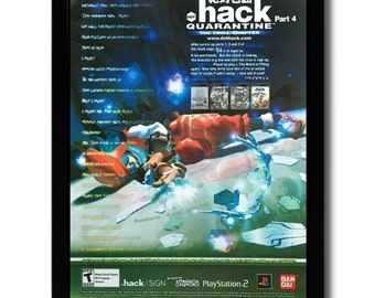 Dot Hack .hack QUARANTINE Part 4 Framed Print Ad/Poster Official PS2 Promo Art