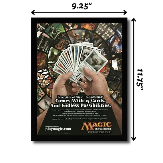 2006 Magic: the Gathering Trading Cards Framed Print Ad/poster