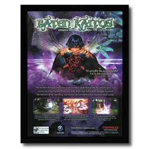 2004 Baten Kaitos Framed Print Ad/Poster Official Nintendo Gamecube Promo Art
