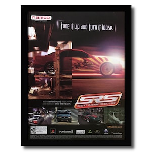 2004 SRS: Street Racing Syndicate Framed Print Ad/Poster Original PS2 Xbox GCN
