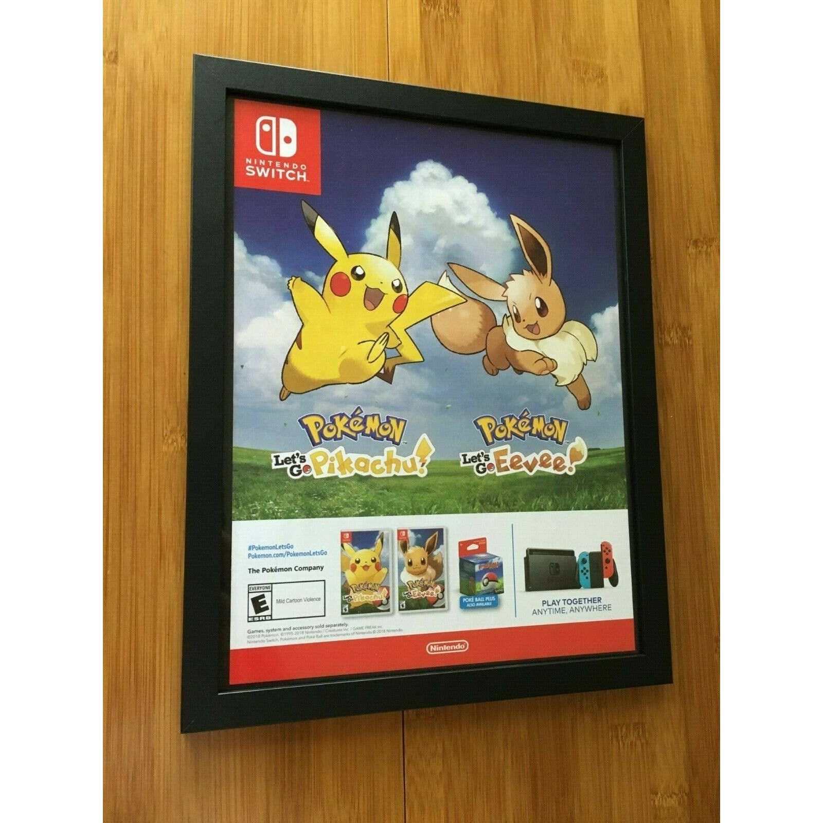 【非売品】Let's Go! ピカチュウ イーブイ B2 サイズ ポスター 非売品】Let's Go! ピカチュウ イーブイ B2 サイズ ポスター 2025年