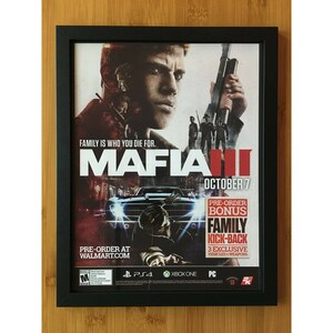 Mafia III - Replacement PS4 Cover and Case. NO GAME!!