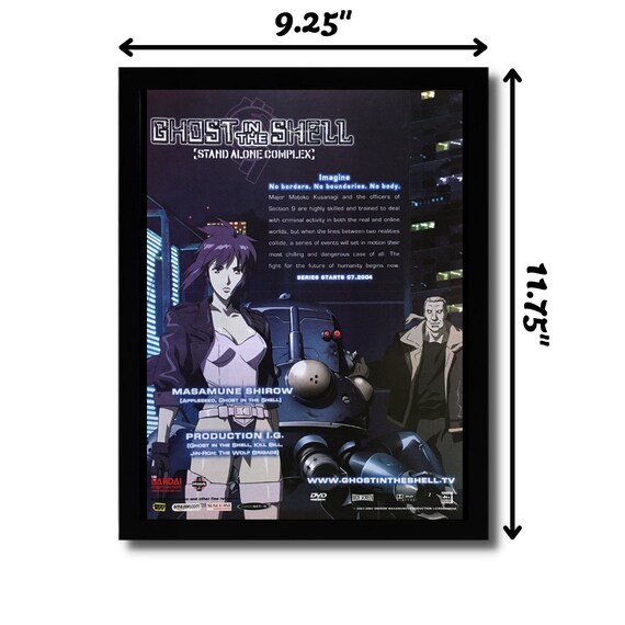 2004 Ghost in the Shell Stand Alone Complex Framed Print Ad/poster