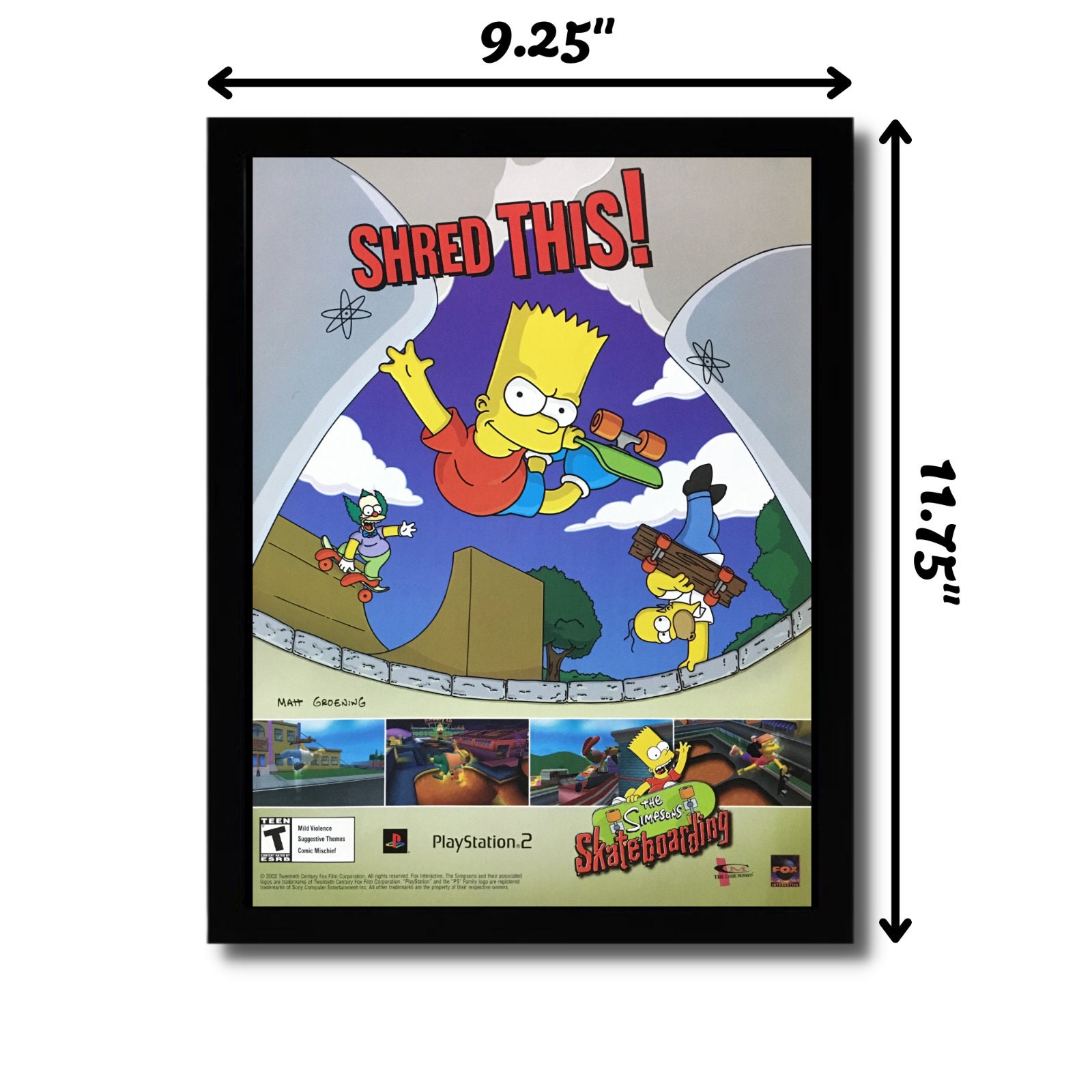 The Simpson's Skateboarding - PlayStation 2: Video Games 