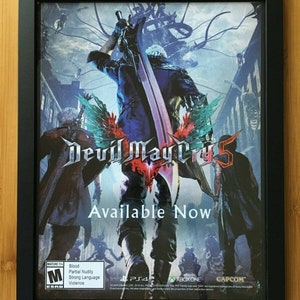  Devil May Cry Vergil Poster Decorative Painting Canvas Wall Art  Living Room Posters Bedroom Painting 12x18inch(30x45cm): Posters & Prints