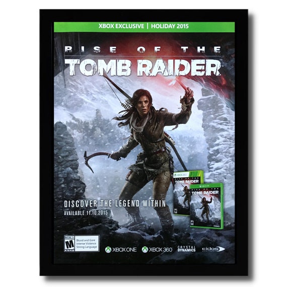 PS4 ライズ　オブ　ザ　トゥームレイダー　非売品ゲームポスター Rise of the Tomb Raider Game Poster |5 Sizes| #2 xboxone 360 PS4