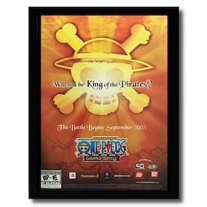 2005 One Piece Grand Battle Framed Print Ad/Poster Official Gamecube PS2 GBA Art