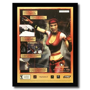 2001 Dark Summit Framed Print Ad/Poster Original Auténtico PS2 Xbox Gamecube Art