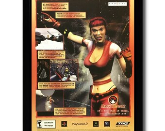 2001 Dark Summit Framed Print Ad/Poster Original Authentic PS2 Xbox Gamecube Art