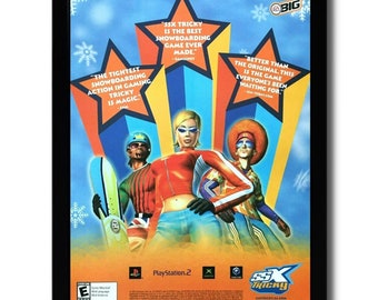 SSX Tricky Framed Print Ad/poster Official PS2 Xbox Gamecube