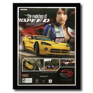 Need for Speed Hot Pursuit 2 PC Playstation 1 PS1 Game Promo Ad Art Print  Poster