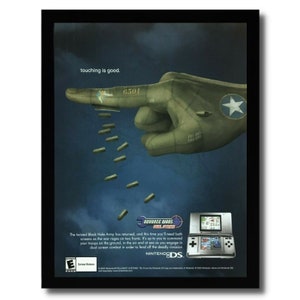 2005 Advance Wars: Dual Strike Framed Print Ad/Poster Original Nintendo DS Art