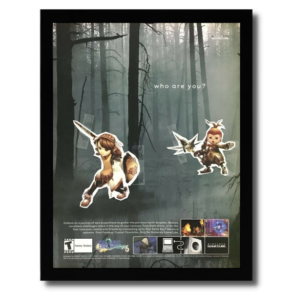 再入荷アイテム Final Fantasy: Ad/poster Print Framed Chronicles Crystal その他