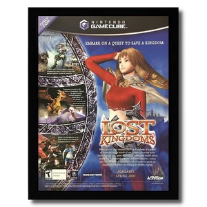 2002 Lost Kingdoms Framed Print Ad/Poster Authentic Gamecube RPG Video Game Art