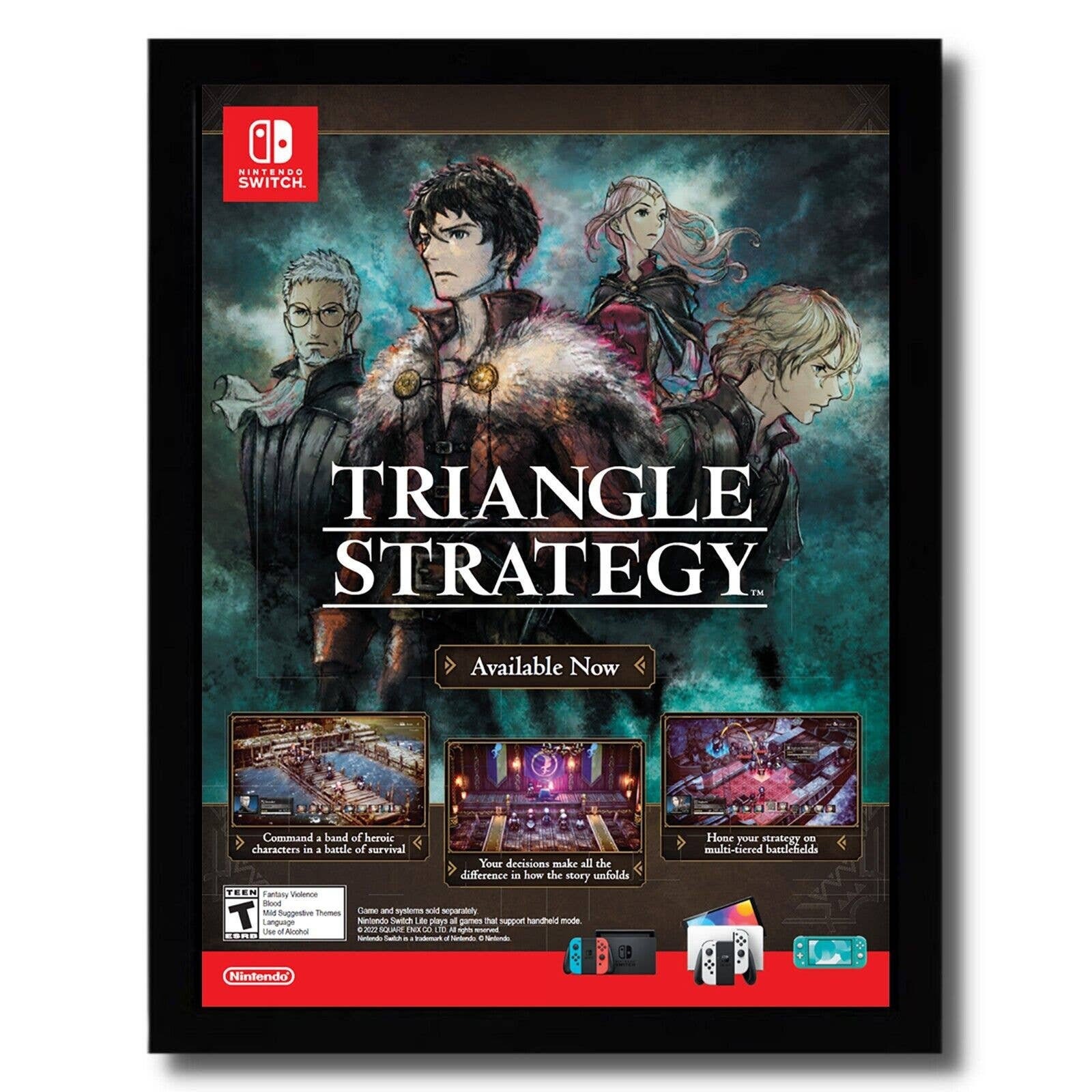 2022 Triangle Strategy Framed Print Ad/poster Nintendo Switch RPG Game  Promo Art - Etsy