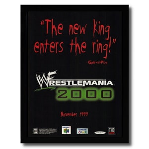 WWE WrestleMania 40 The Official Logo Home Decor Poster Canvas - REVER LAVIE