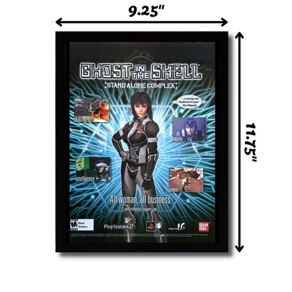 2004 Ghost in the Shell Stand Alone Complex Print Ad/poster PS2