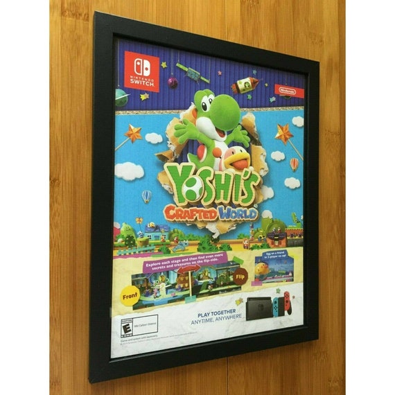 Framed Yoshi\'s Crafted World Print Ad/poster Official Nintendo Switch Promo  Art - Etsy