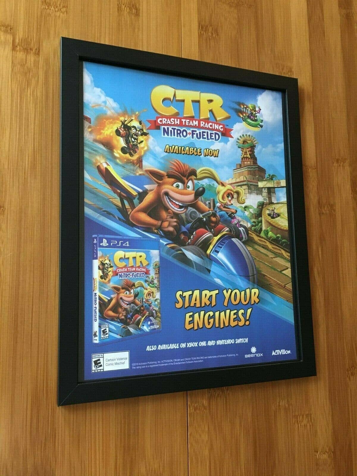 CTR Crash Team Racing - Tête Bobblehead NECA - Promo GameStop 2019 - Neuf