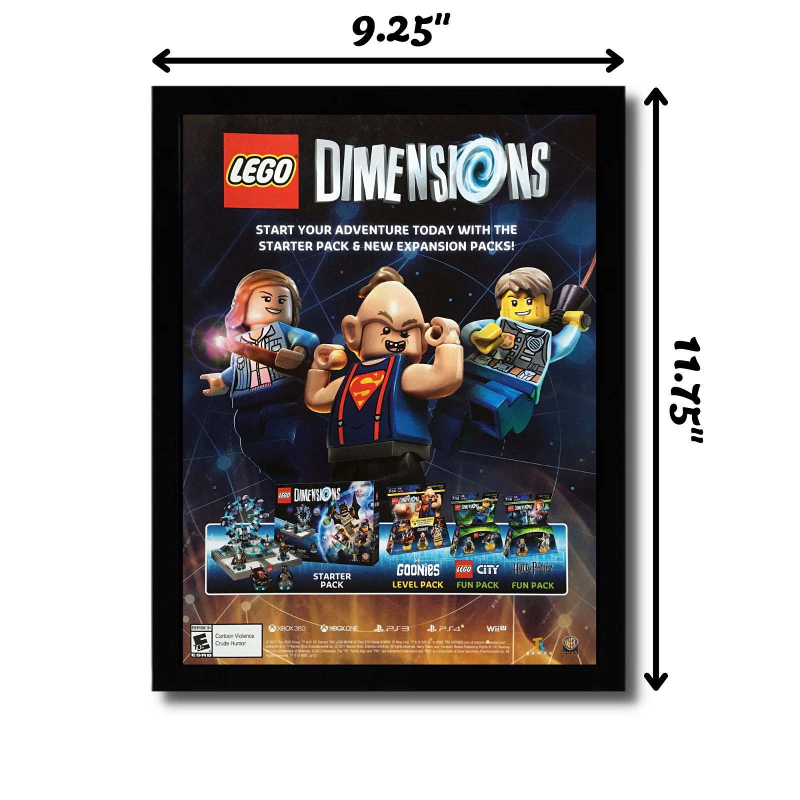 sagde bison uddannelse 2017 LEGO Dimensions Framed Print Ad/poster PS4 Xbox One - Etsy Israel