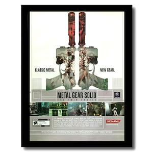 Metal Gear Solid: Twin Snakes Framed Print Ad/poster Official