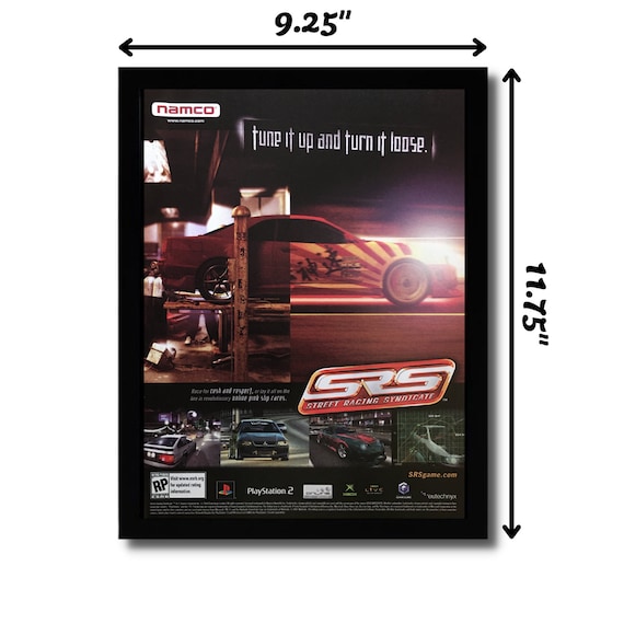 2004 SRS: Street Racing Syndicate Framed Print Ad/poster Original